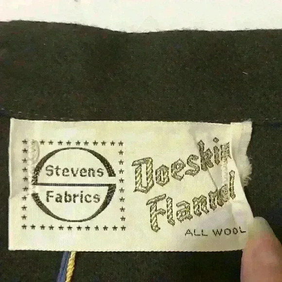 NWT Vintage Britannia 40s 50s 60s Doeskin Flannel Wool Pencil Skirt 22” Waist - Picture 3 of 7